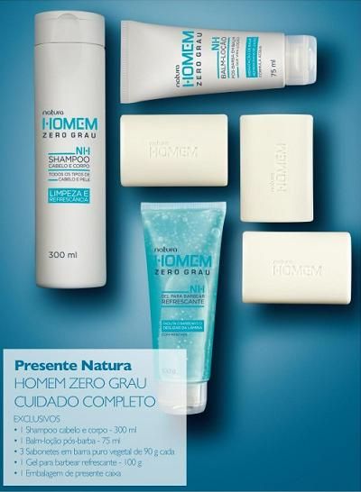 kit homem 0 gral cuidado completo